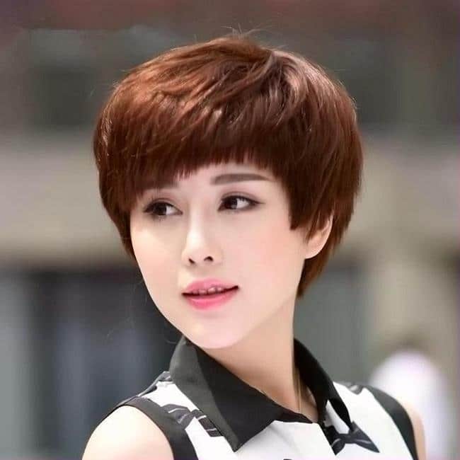 model rambut pendek wanita korea 002